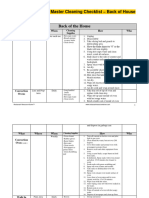 Master Cleaning Schedule PDF