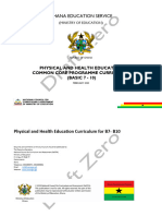 Physical Education and Health CCP Curriculum B7 B10 Draft Zero