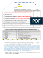 TRF TEST Answer Key