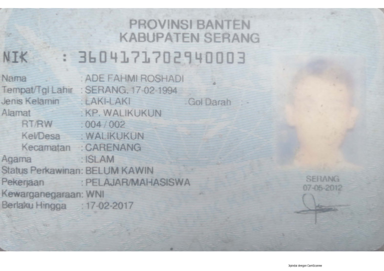 KTP Fahmi | PDF
