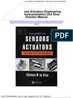Sensors and Actuators Engineering System Instrumentation 2nd Silva Solution Manual