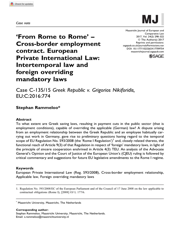european-employment-law-case-study-pdf-european-union-law