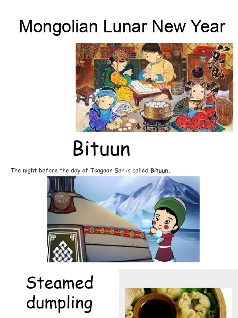 Mongolian Lunar New Year | PDF