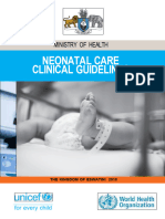 UNICEF SD Neonatal Guidelines Report 2018