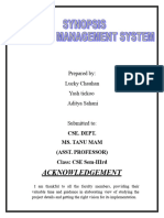 Report-Bank Management System