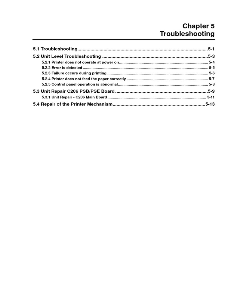 Epson Stylus 400ch5 | PDF | Troubleshooting | Printer (Computing)