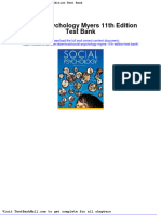 Social Psychology Myers 11th Edition Test Bank