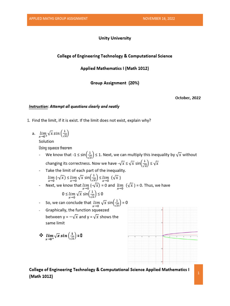 Forefront Unity Mathematics