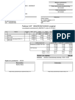 Faktura VAT 3942/RON/10/2023 Oryginał: Razem Do Zapłaty: 269,00