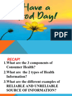 Health Powerpoint 2nd Day