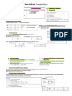 Probability Sampling - Formulas Sheet