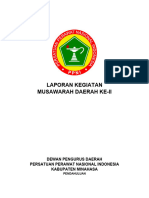 Laporan Kegiatan Musda