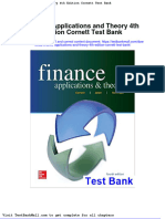 Finance Applications and Theory 4th Edition Cornett Test Bank