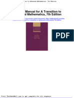 Solution Manual For A Transition To Advanced Mathematics 7th Edition
