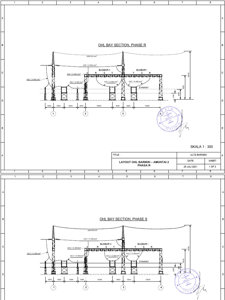 Layout OHL Barikin-Amuntaï 2 | PDF | Electricity | Electrical Engineering