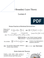 AS-5320 Boundary Layer Theory: Lecture-4