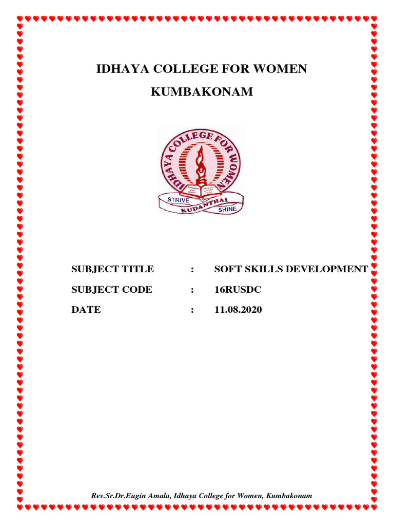 Soft Skills Unit I Pdf Perception Senses