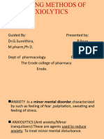 Anxiolytics - Screening Methodsss