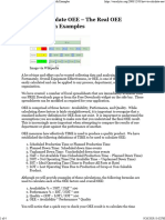 How To Calculate OEE