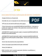 MÓDULO 10 - Documentos para Ampliação de Imóveis Averbado