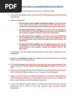 AttachmentExam Instructions For B.TECH .