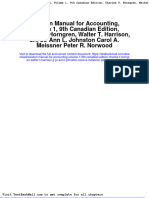 Solution Manual For Accounting Volume 1 9th Canadian Edition Charles T Horngren Walter T Harrison JR Jo Ann L Johnston Carol A Meissner Peter R Norwood