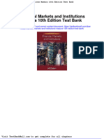 Financial Markets and Institutions Madura 10th Edition Test Bank