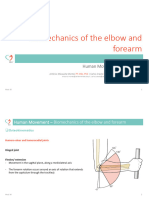 6 Biomechanics of The Elbow and Forearm, Wrist and Hand - Compressed