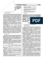 Publicación del Decreto Supremo N° 055-2010-MTC en el Diario Oficial El Peruano