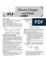 Chapter - 16 Electric Charges and Fields