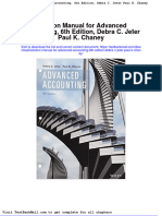 Solution Manual For Advanced Accounting 6th Edition Debra C Jeter Paul K Chaney
