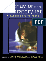 Behavior of The Laboratory Rat - A Handbook With Tests (2004)