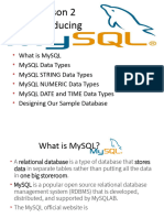 L2 - Introducing MYSQL