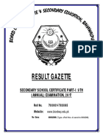 Result Gazette