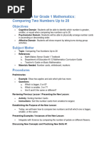 Detailed Lesson Plan in Math 1 - Repeating Patterns | PDF | Lesson Plan ...
