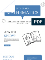 Let'S Learn: Mathematics