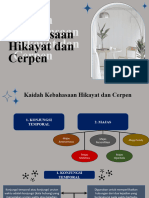 Kaidah Kebahasaan Hikayat Dan Cerpen