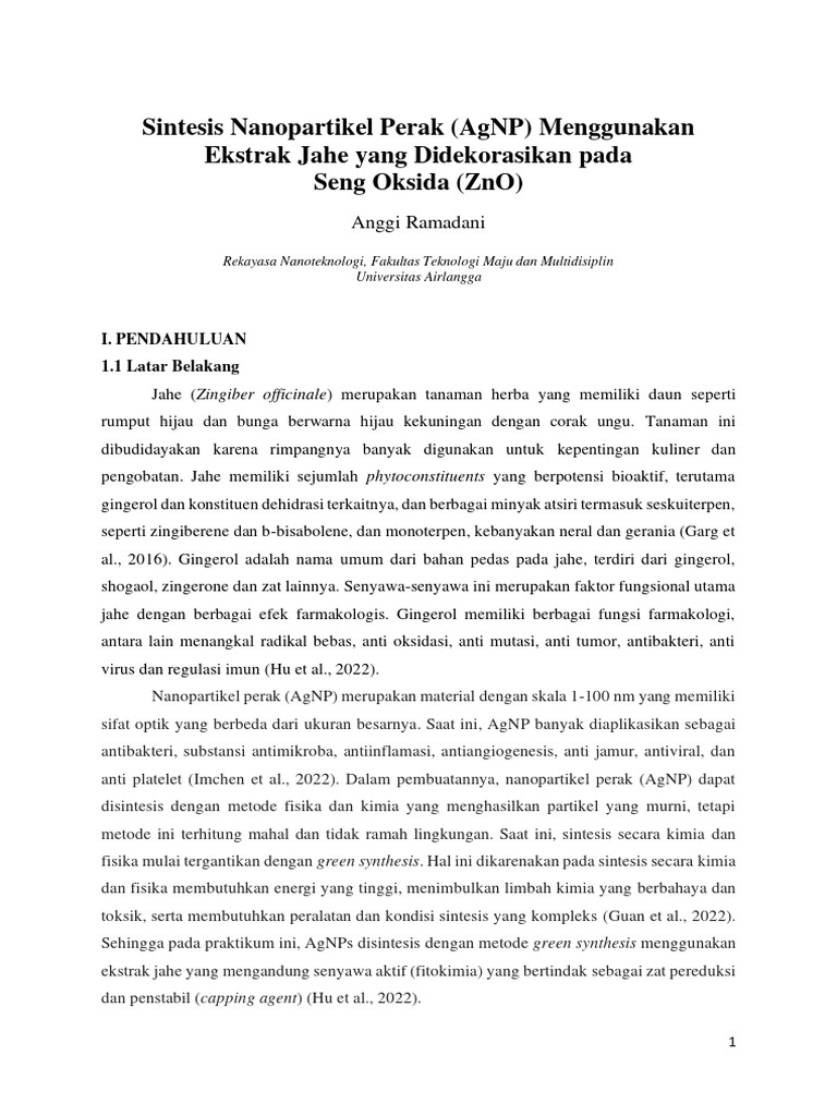 synthesis-of-silver-nanoparticles-agnps-using-ginger-extract