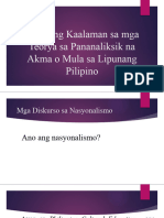 Batayang Kaalaman Sa Mga Teorya Sa Pananaliksik Na