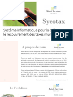 Presentation Systeme de Collecte de Taxte - Nalediservices