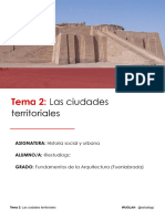 Tema 2 - Las Ciudades Territoriales - Daniela García Arranz
