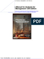 Solution Manual For Analysis For Financial Management 12th Edition