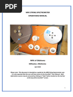 WRK String Spectrometer Opertions Manual