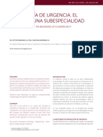 Radiología de Urgencia. El Inicio de Una Subespecialidad: Emergency Radiology. The Beginning of A Subspecialty