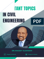 Important Topics in Civil Engineering (Dr. MAGDY ELSHEIKH)
