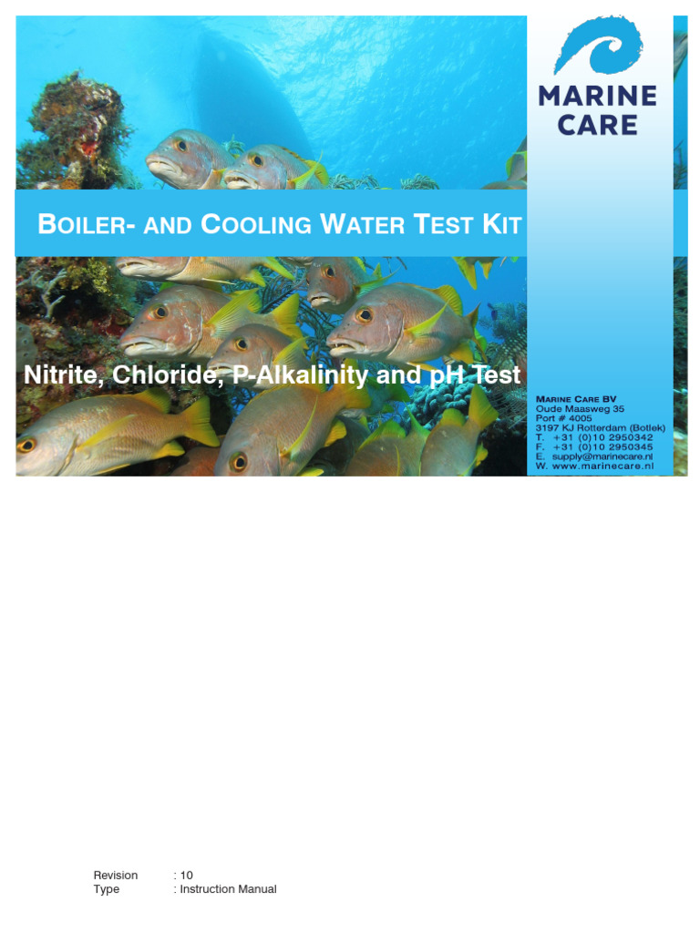 Boiler and coolingwater testkit instructions download free pdf