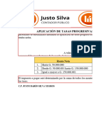 Aplicación Tasas Progresivas IRP - Prof. Justo Silva