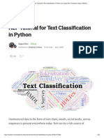 NLP Tutorial For Text Classification in Python - by Vijaya Rani - Analytics Vidhya - Medium