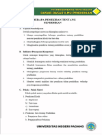 8. Beberapa Pemikiran Tentang Pendidikan