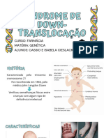 Síndrome de Down - Translocação